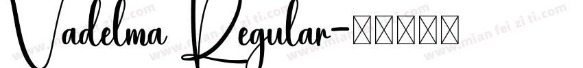 Vadelma Regular字体转换